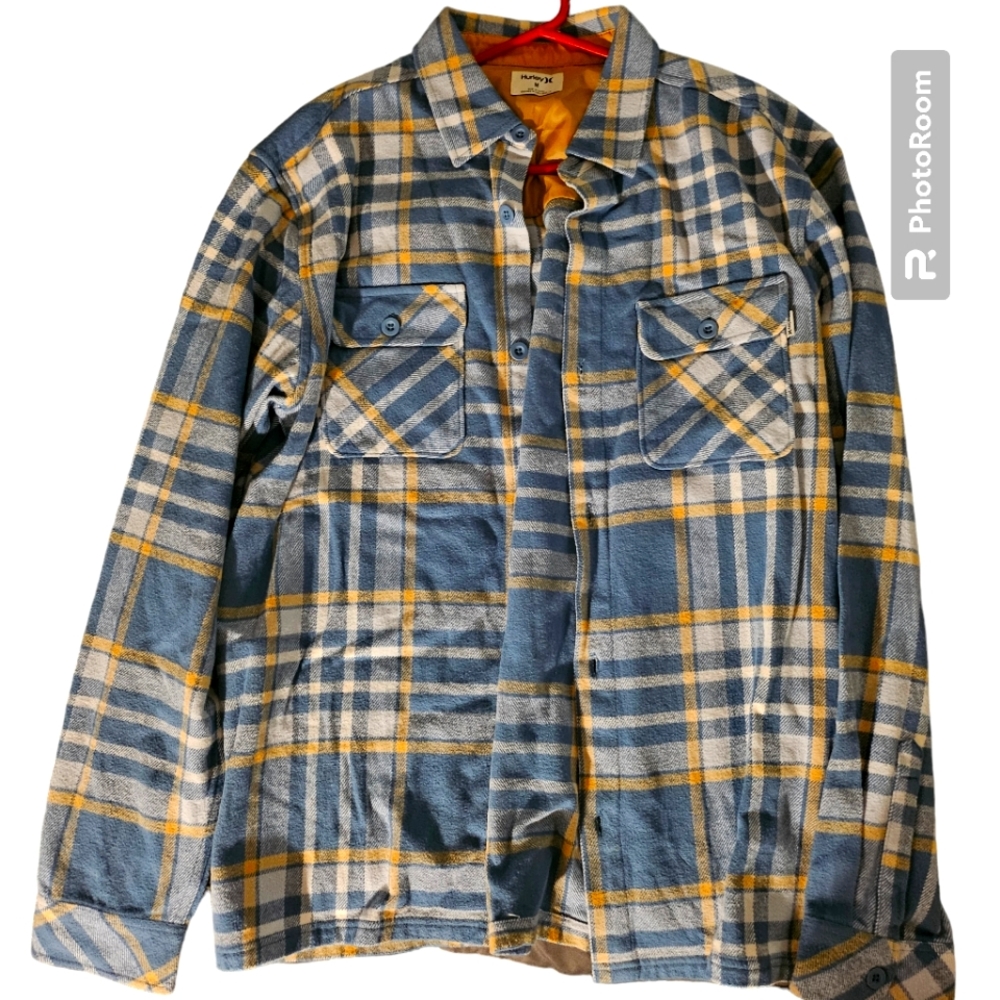 Hurley Brand New Santa Cruz Shoreline Flannel Jacket. Vintage looking. Retro.